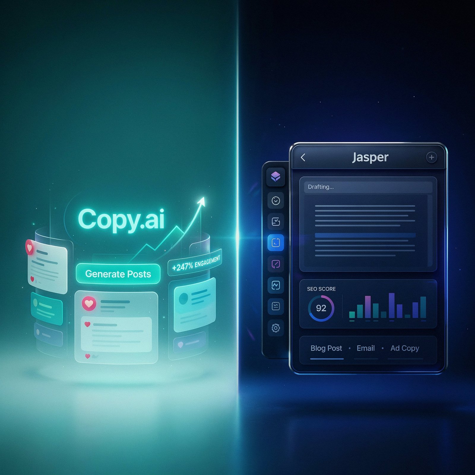 Copy.ai vs Jasper