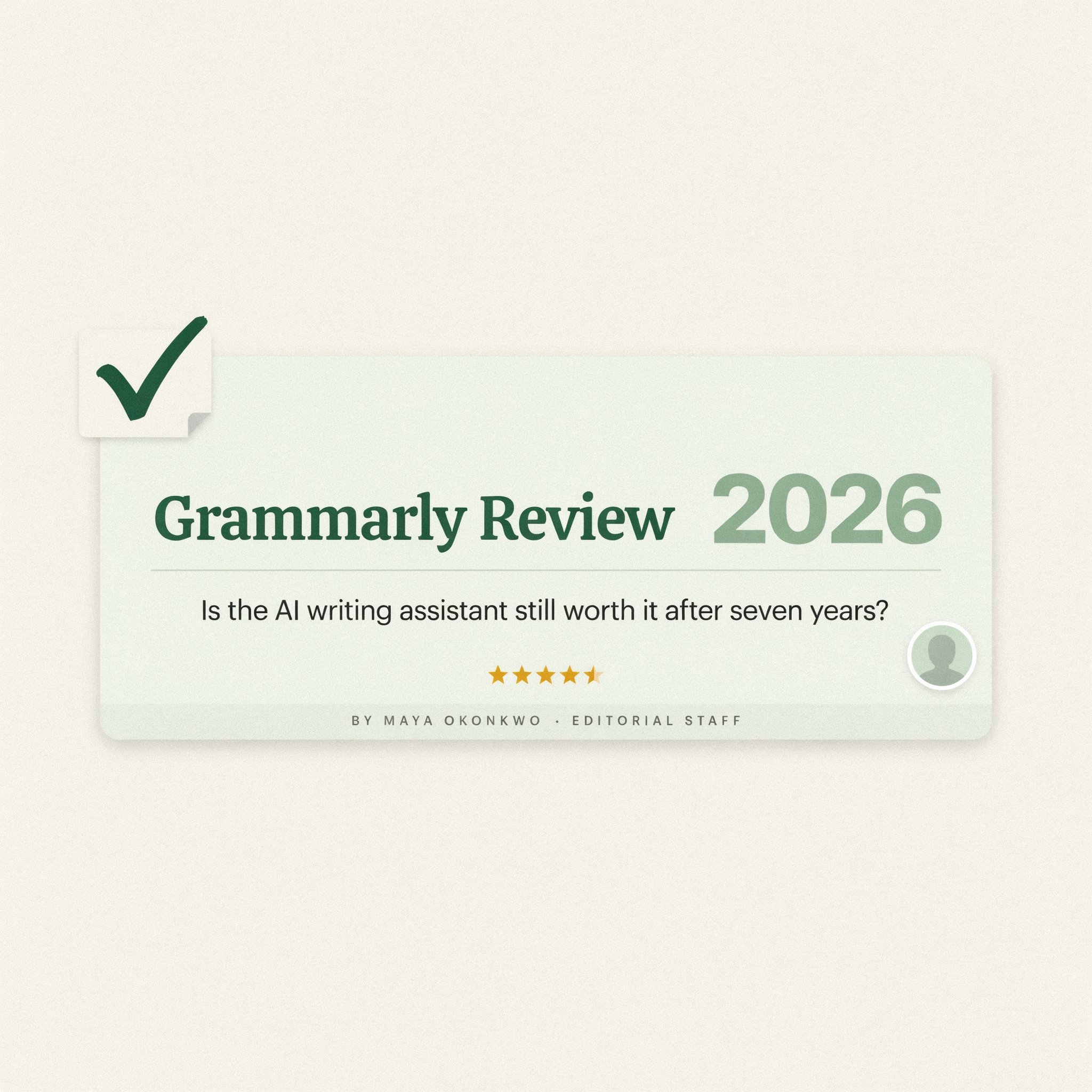 Grammarly Review 2026